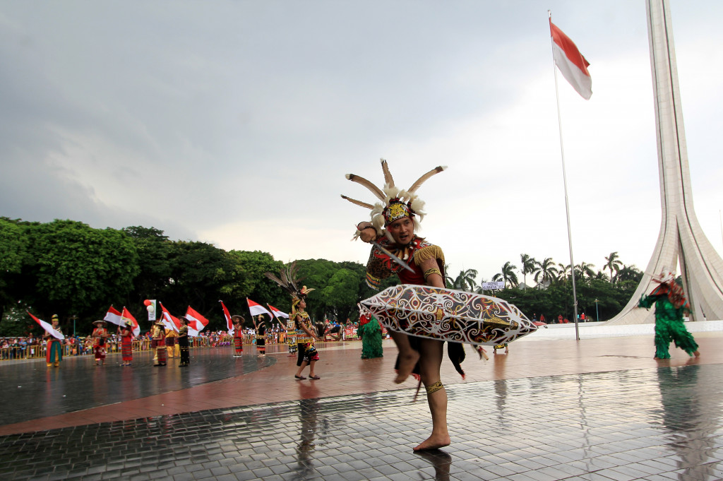 Parade Keprajuritan Nusantara di TMII