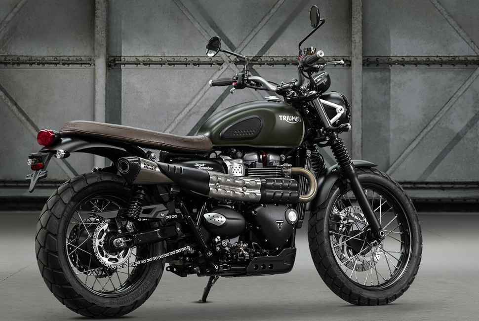 Triumph menyematkan teknologi ride-by-wire throttle kepada Road-Twin Bonneville. Scrambler legendaris juga ini disempurnakan sasisnya, dilengkapi rem ABS serta kontrol traksi sehingga lebih mudah dikendalikan. Tampilannya kian keren dengan double knalpot yang tinggi dan pelek 19