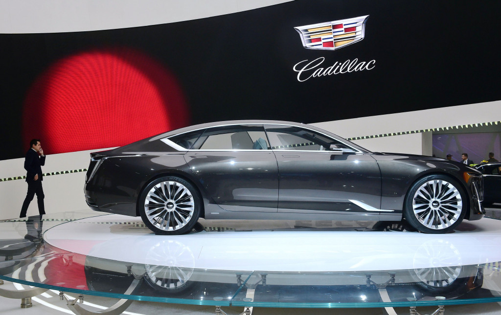 Mobil konsep Cadillac Escala. Cadilac terkenal dengan jajaran produk mewahnya untuk konsumen fanatiknya. AFP PHOTO / FREDERIC J. BROWN