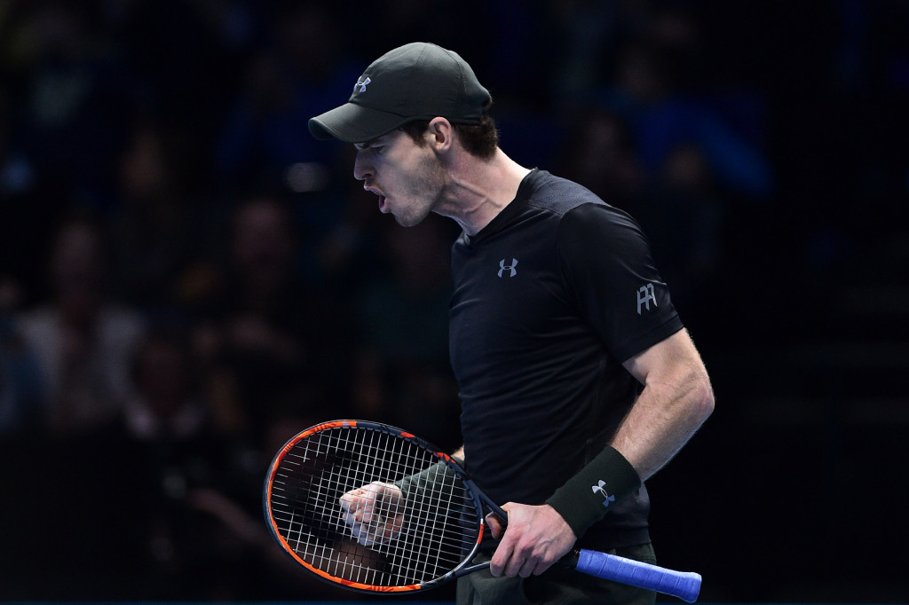 Andy Murray berhasil mengalahkan Milos Raonic dengan tiga set 5-7, 7-6 (5), 7-6 (9)