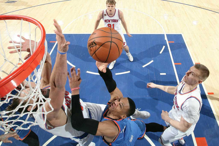Ini merupakan triple-double Westbrook kedelapan pada musim ini dan ke-45 dalam karirnya.