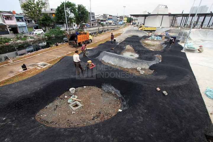 RPTRA Kalijodo Masuki Tahap Finishing