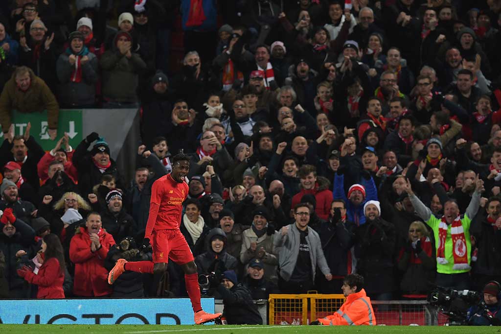 Liverpool baru bisa memecah kebuntuan saat pertandingan memasuki menit ke-76 lewat Divock Origi.