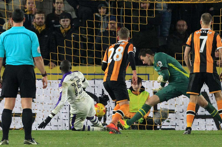 Newcastle United unggul terlebih dahulu saat perpanjangan waktu memasuki menit ke-98 lewat Mohamed Diame.