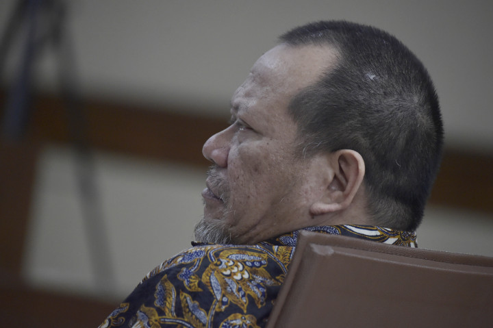 Terdakwa kasus korupsi dana hibah Kamar Dagang dan Industri (Kadin) Jawa Timur La Nyalla Mattalitti menjalani sidang lanjutan dengan agenda pembacaan tuntutan di Pengadilan Negeri Jakarta Pusat, Jakarta, Rabu (30/11/2016). 