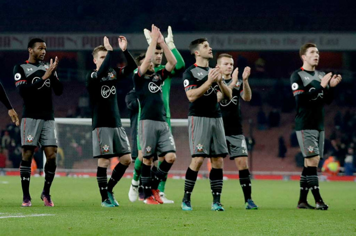 Southampton maju ke semifinal Piala Liga Inggris untuk pertama kalinya sejak musim 1986-87, dan akan menghadapi Liverpool. AP