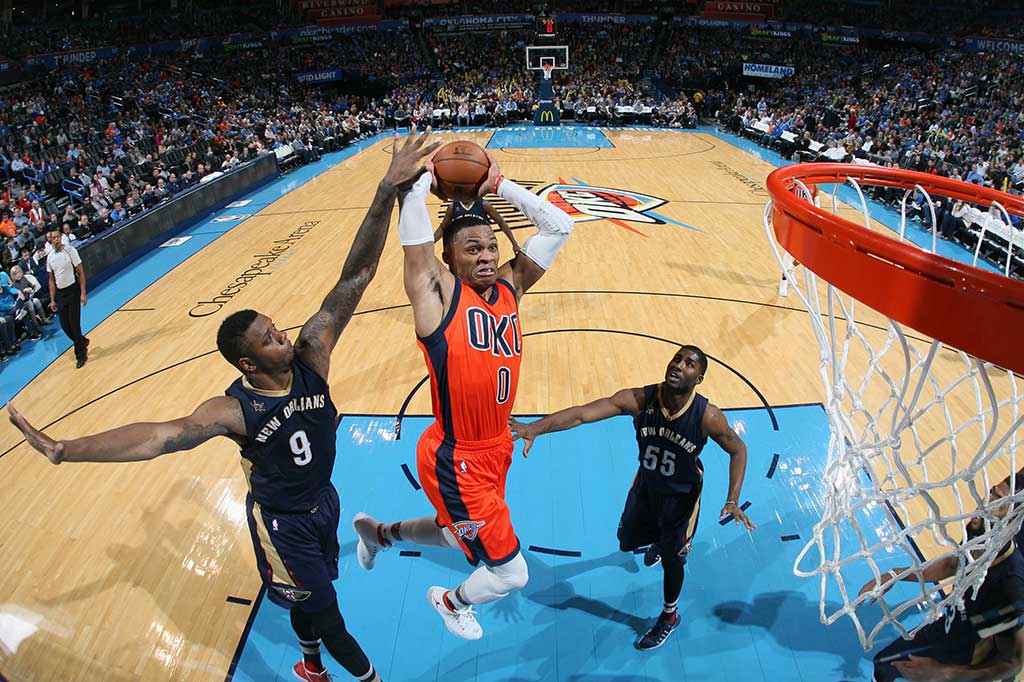 Ini merupakan triple-double ke-10 Westbrook pada musim ini dan ke-47 sepanjang kariernya.