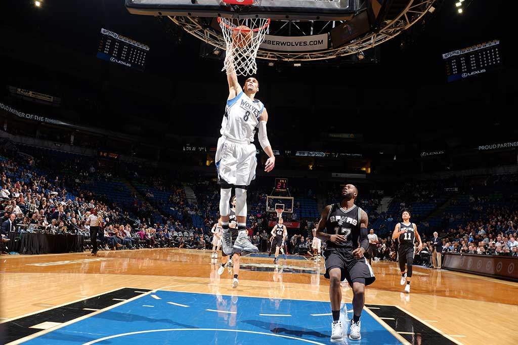 Sementara Zach Lavine mencetak 25 poin bagi Timberwolves.