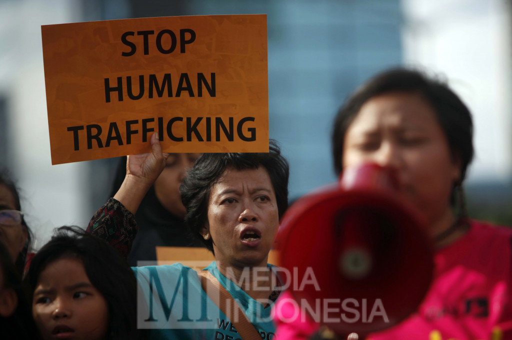 Puluhan Buruh Gelar Aksi Peringatan Hari Migran Internasional