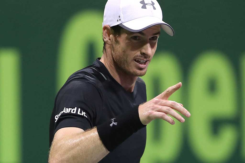 Murray petenis Britania memenangi set pembukaan melalui tiebreak.