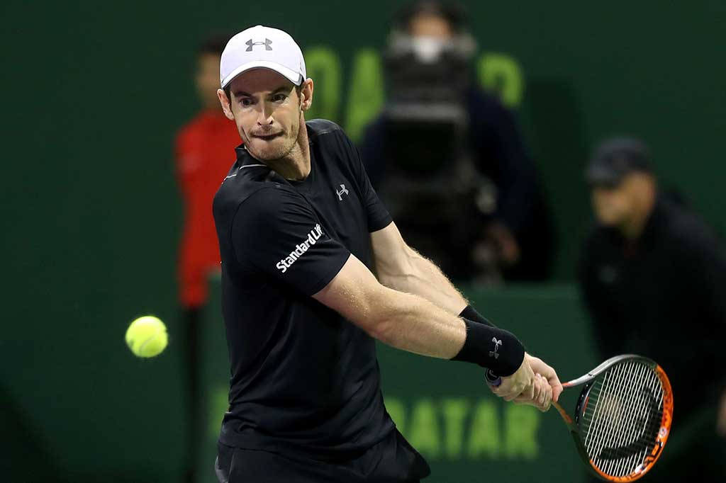 Dua petenis terbaik dunia Andy Murray dan Novak Djokovic bertemu di final Qatar Terbuka.