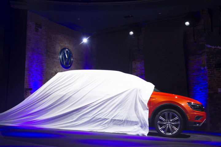 Peluncuran generasi baru VW Tiguan, (8/1/2017). Nama resmi pameran tahunan di Detroit, Michigan, AS ini adalah  2017 North American International Auto Show. AFP Photo/ Geoff Robins