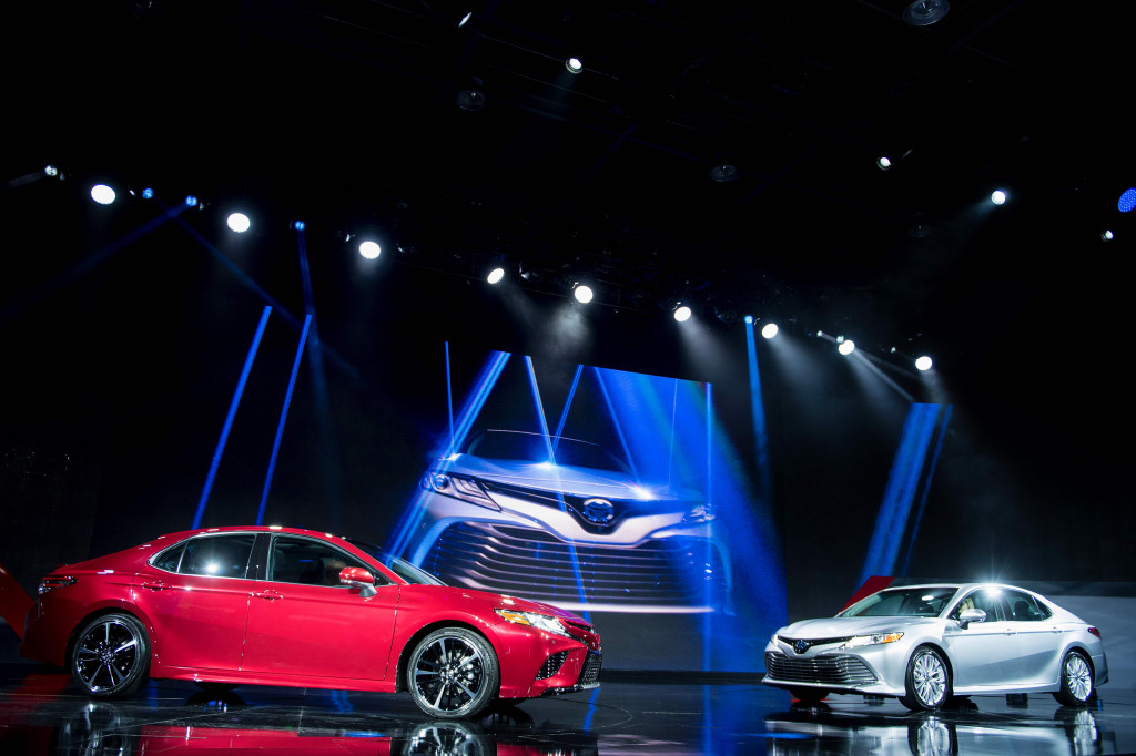 All New Camry 2018. Sejak generasi pertama yang diluncurkan dua puluhan tahun lalu, Toyota Camry mencatatkan penjualan terbaik untuk kategori sedan di AS. Scott Olson/Getty Images/AFP
