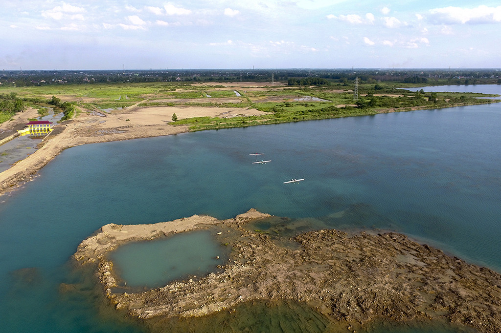 Lokasi pembangunan sirkuit MotoGP di kawasan Jakabaring Sport City (JSC) Palembang, Sumatera Selatan.