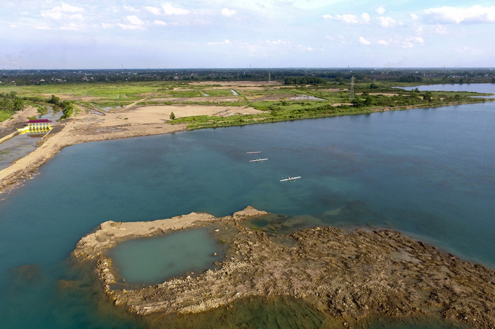 Lokasi pembangunan sirkuit MotoGP di kawasan Jakabaring Sport City (JSC) Palembang, Sumatera Selatan.
