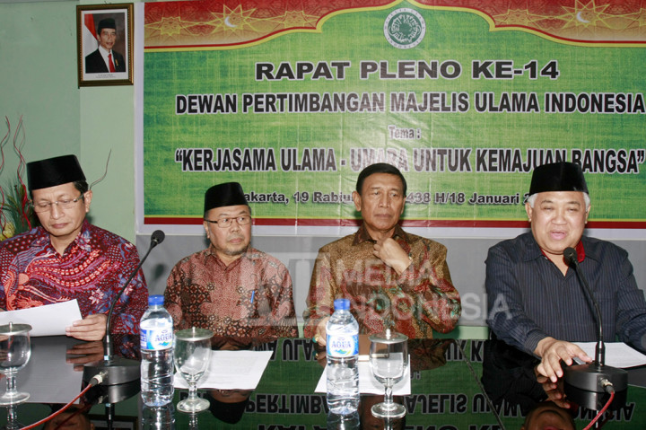 Majelis Ulama Indonesia menggelar rapat pleno ke-14 Dewan Pertimbangan MUI.
