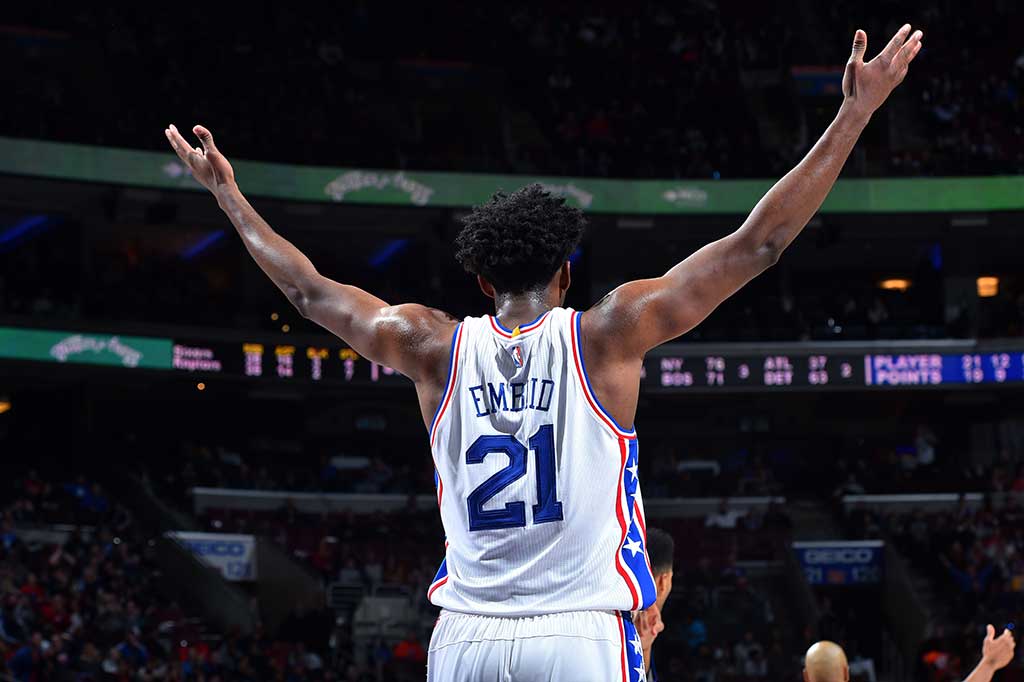 Embiid menyelesaikan laga dengan menyumbang 26 poin, 9 rebound, dan 2 assist.