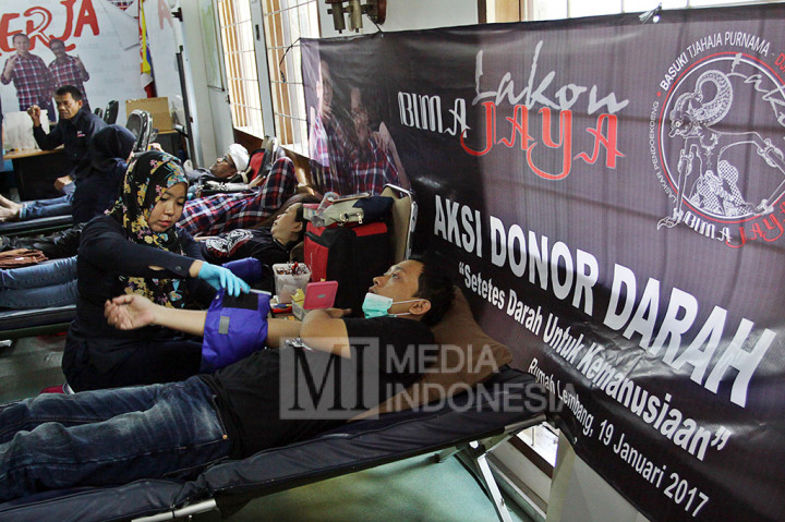 Relawan Badja Gelar Aksi Donor Darah