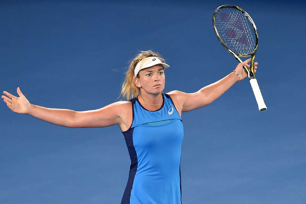 Petenis peringkat 35 dunia tersebut selanjutnya akan menghadapi pemenang antara juara bertahan Angelique Kerber atau Kristyna Pliskova, saudara kembar finalis AS Terbuka Karolina Pliskova.