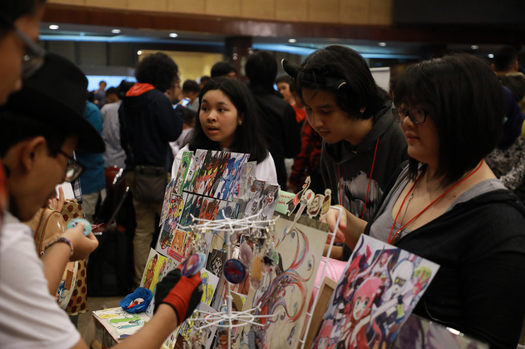 Suasana di booth Comifuro 8