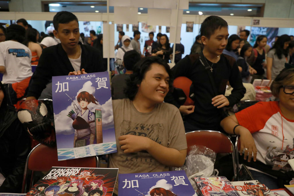 Suasana di booth Comifuro 8