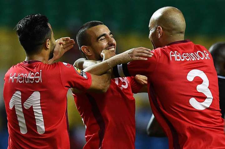 Tunisia membuka skor lewat Naim Sliti pada menit ke-10.