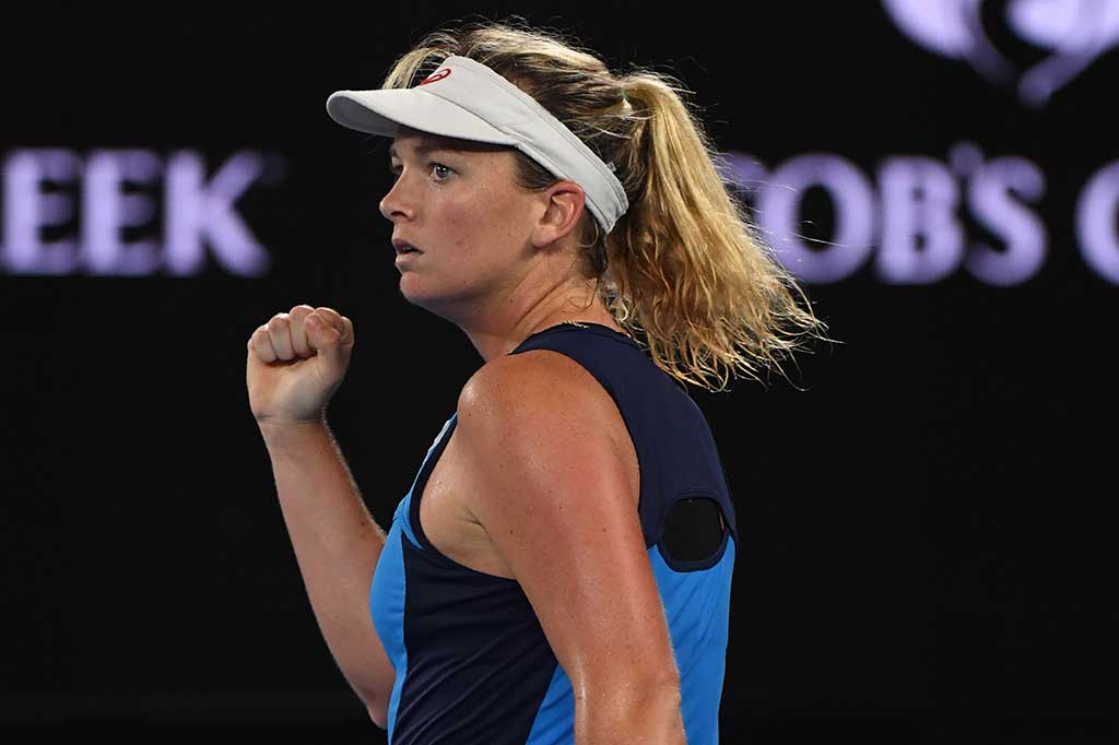 Vandeweghe memerlukan 56 menit untuk menyelesaikan set pertama.