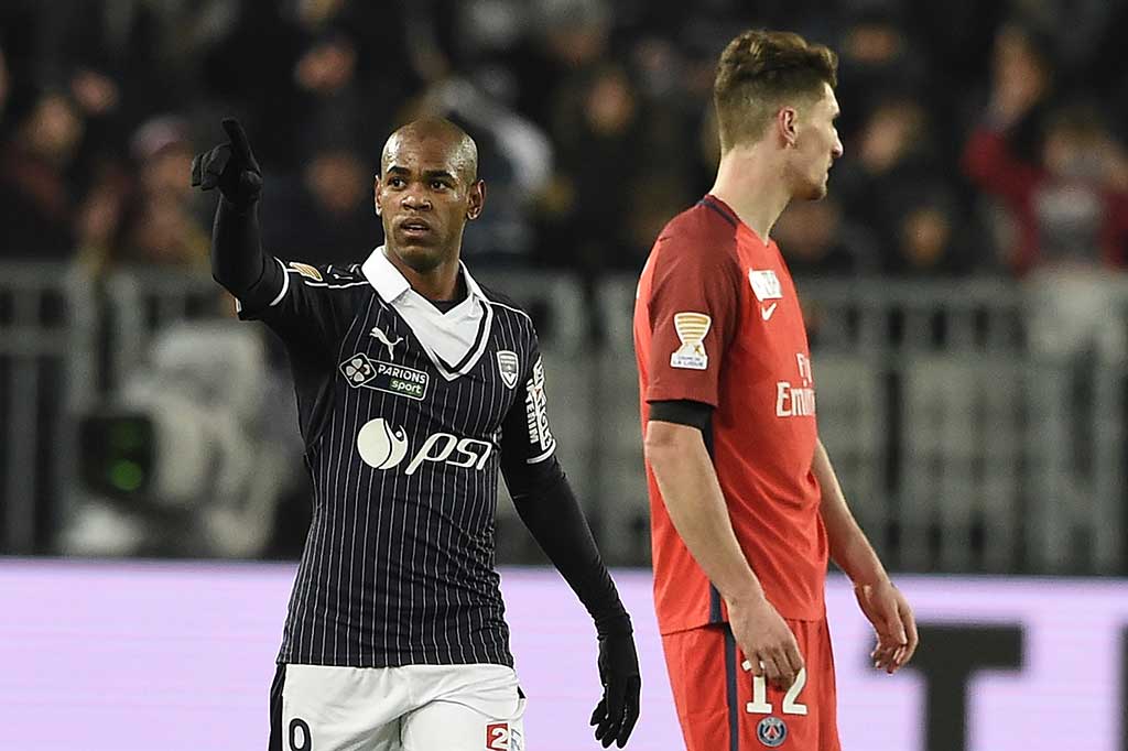 Bordeaux berhasil menyamakan kedudukan pada menit ke-32 lewat Diego Rolan.
