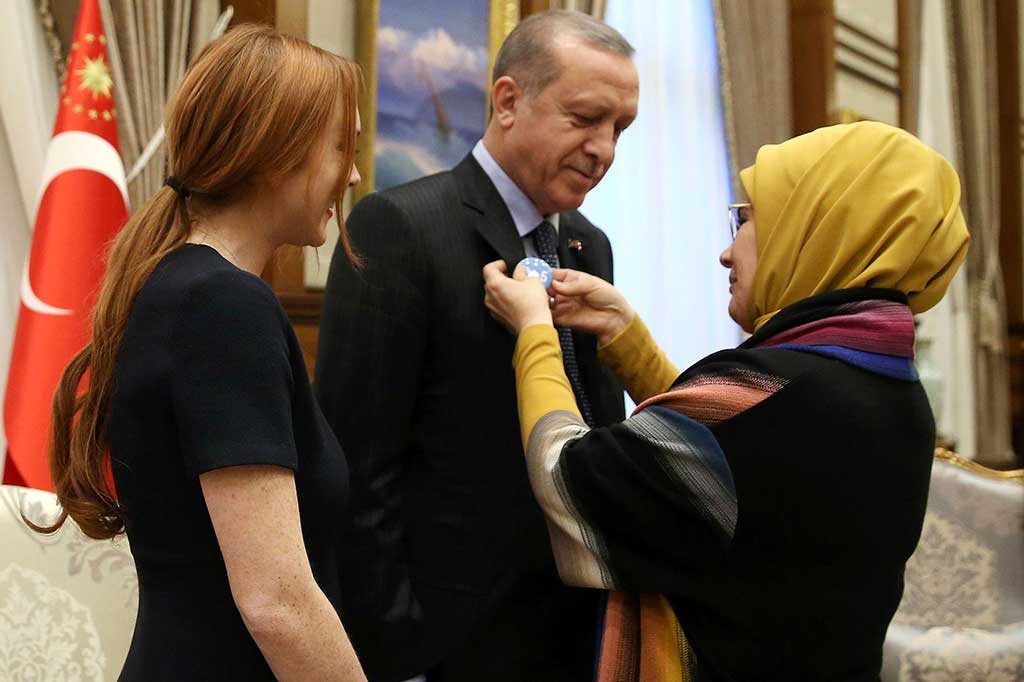 Lindsay Lohan Bertemu Erdogan