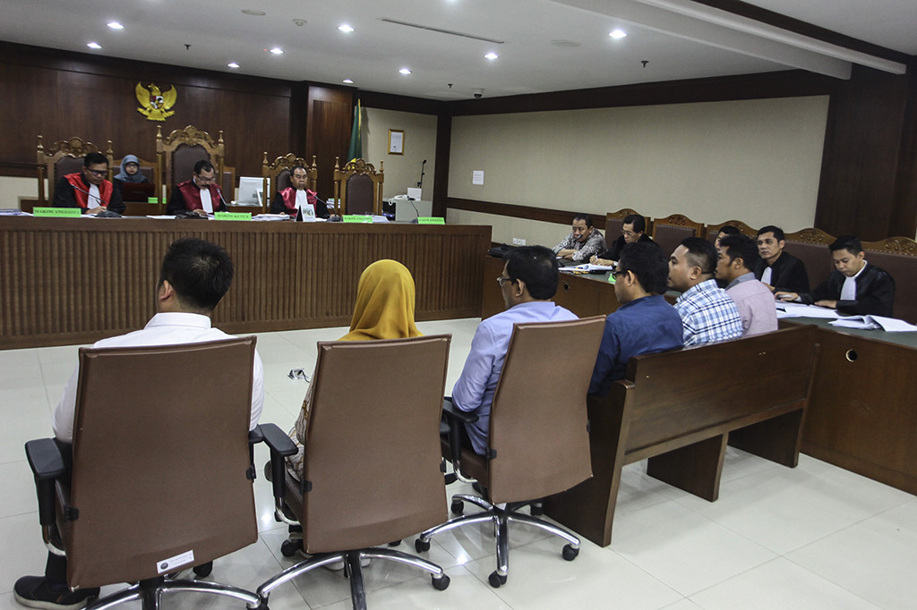 Amran Jalani Sidang Lanjutan Kasus Suap Kemen PUPR