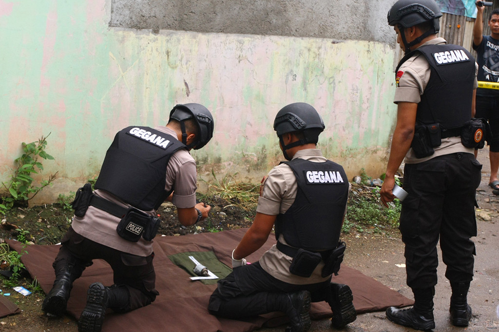 Granat Nanas Aktif Ditemukan di Komplek Peruri Tangerang
