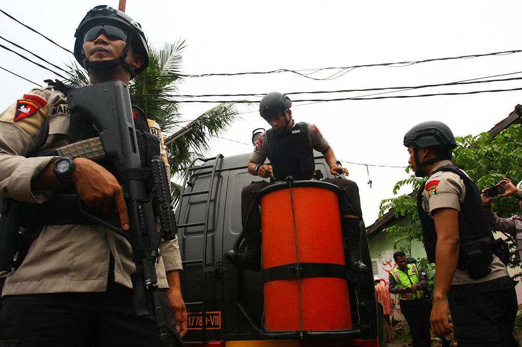 Granat Nanas Aktif Ditemukan di Komplek Peruri Tangerang