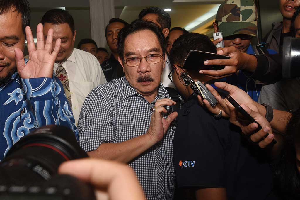 Kedatangan Antasari untuk menagih kelanjutan pengusutan kasus SMS gelap mengatasnamakan dirinya yang telah dilaporkan sejak 2011 lalu.