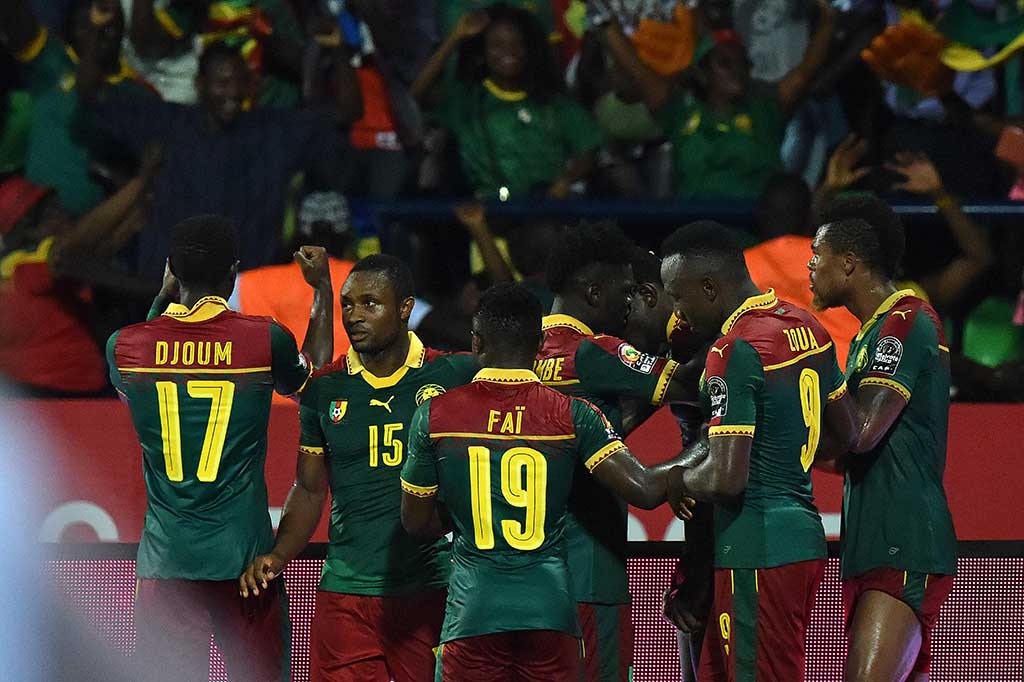 Kamerun memecah kebuntuan pada menit ke-72 lewat bek Michael Ngadeu Ngadjui.