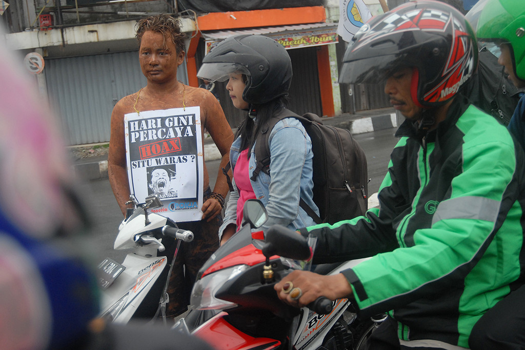 Pokja Wartawan Depok Gelar Kampanye Anti <i>Hoax</i>