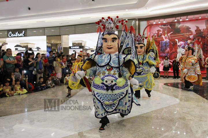 Ondel-ondel Taiwan Meriahkan Cap Go Meh di Neo Soho