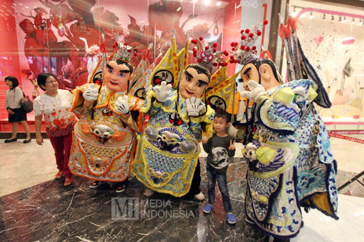Ondel-ondel Taiwan Meriahkan Cap Go Meh di Neo Soho