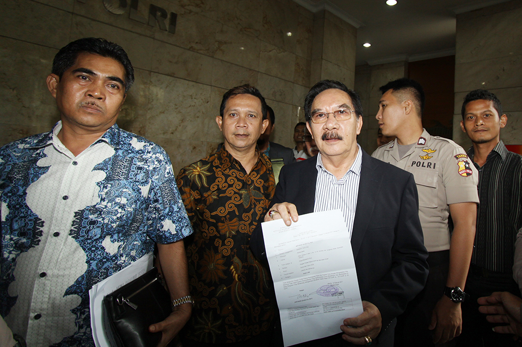 Dalam laporan LP/167/II/2017/Bareskrim tertanggal 14 Februari 2017 itu, Antasari melaporkan pelaku atas dugaan tindak pidana persangkaan palsu sebagaimana dimaksud dalam Pasal 318 KUHP.