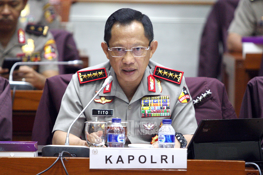 Menanggapi hal itu, Kapolri Jenderal Pol Tito Karnavian membantah telah melakukan kriminalisasi yang dituduhkan.