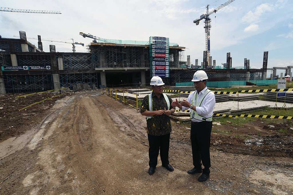 Menhub mengatakan, kedatangannya ke Bandara Kertajati untuk memastikan proyek infrastuktur di Kabupaten Majalengka tersebut berjalan lancar.