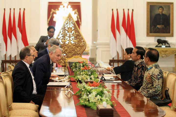 Kunjungan Ayrault guna membicarakan rencana kunjungan Presiden Prancis Francois Hollande ke Indonesia pada akhir Maret 2017.