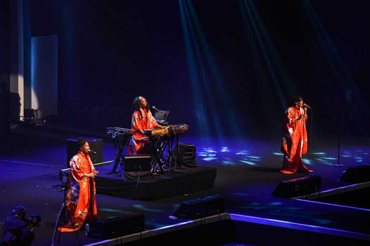 Grup musik King tampil di Java Jazz Festival 2017. 