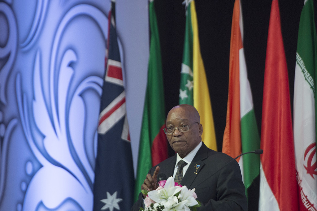 Presiden Afrika Selatan Jacob Zuma mengingatkan pentingnya mendukung usaha kecil dan menengah karena hal tersebut merupakan kunci terhadap meningkatnya pertumbuhan perekonomian serta menciptakan lapangan kerja kawasan IORA.