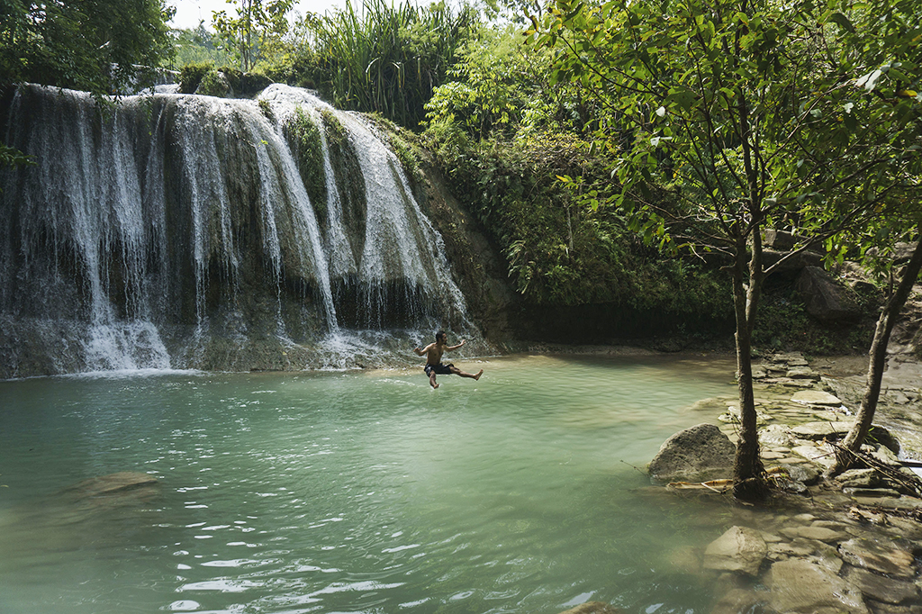 Tempat wisata ini berada di Desa Wisata Krebet, Kecamatan Pajangan, Kabupaten Bantul, DI Yogyakarta.