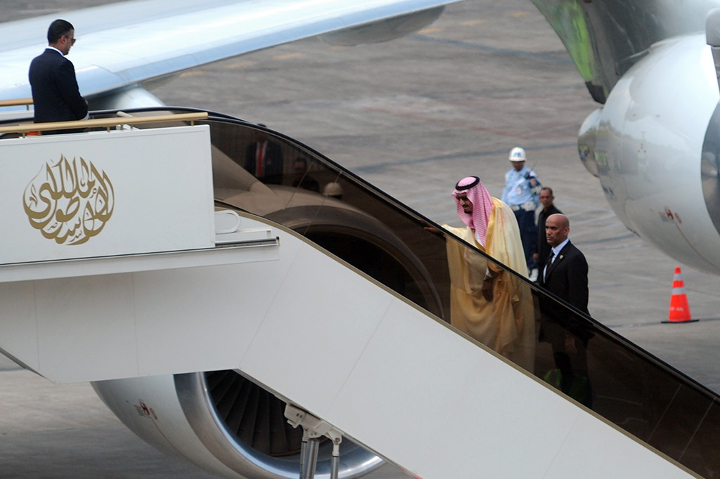 Raja Salman meninggalkan Bali untuk melanjutkan kunjungan ke Jepang.