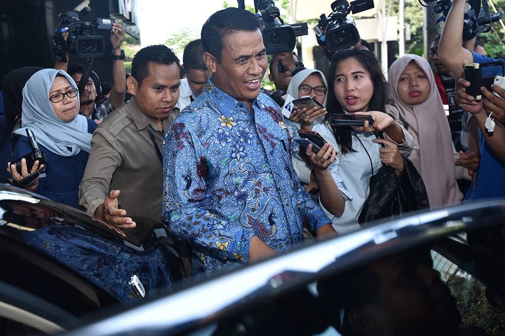 Amran akan meminta masukan dan pendampingan dari KPK terkait replanting kelapa sawit yang akan dilakukan.