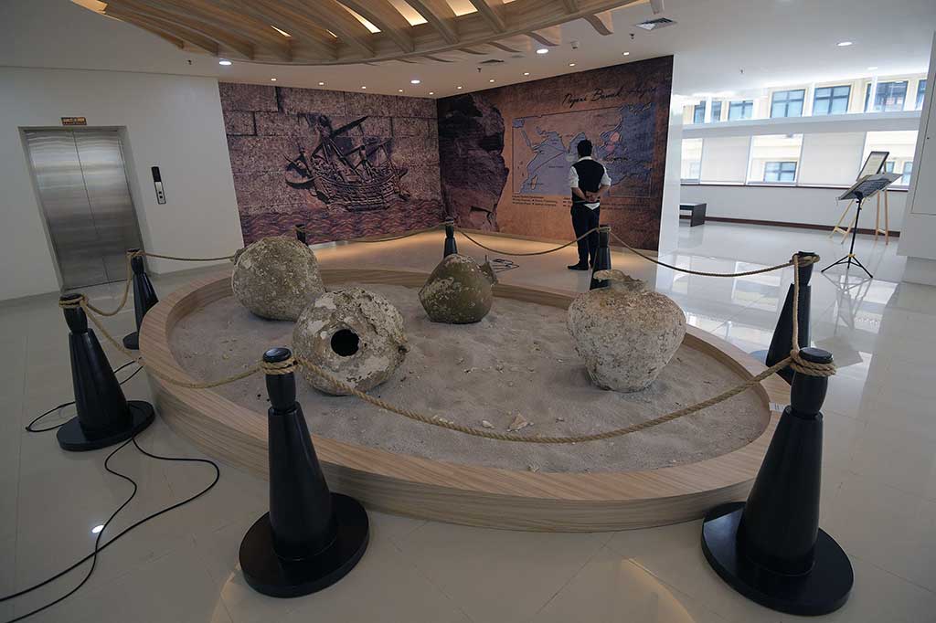 Barang Muatan Kapal Tenggelam Dipamerkan