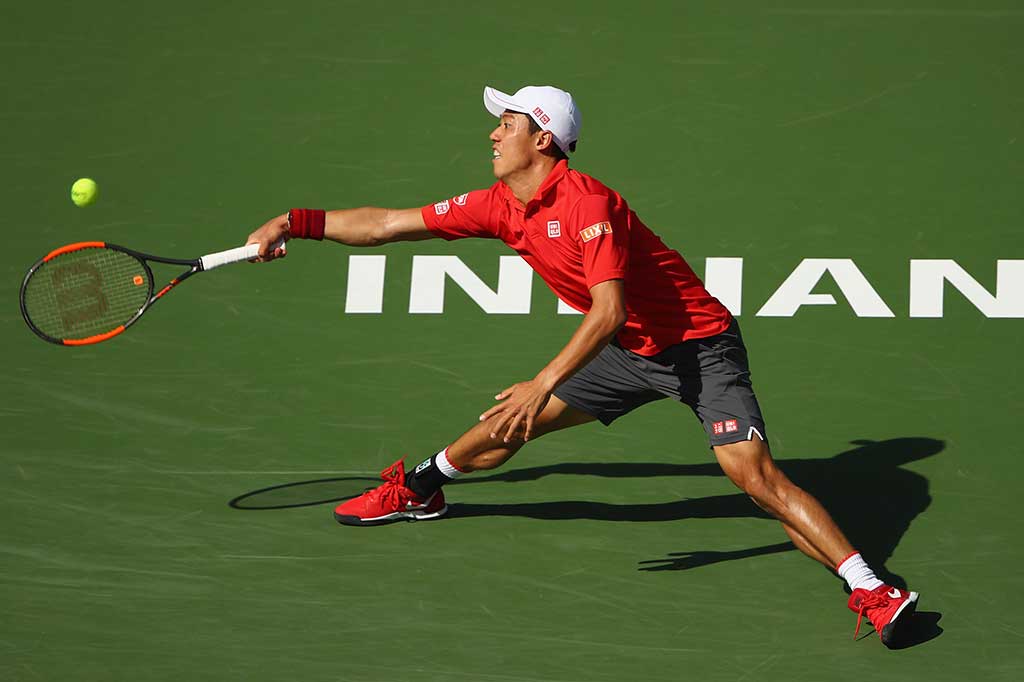 Nishikori kewalahan meladeni permainan Sock.