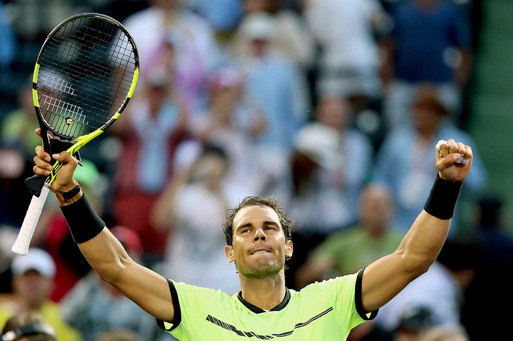 Nadal selanjutnya akan menghadapi petenis Jerman Philipp Kohlschreiber, yang di pertandingan lainnya mengalahkan Taylor Fritz (AS).