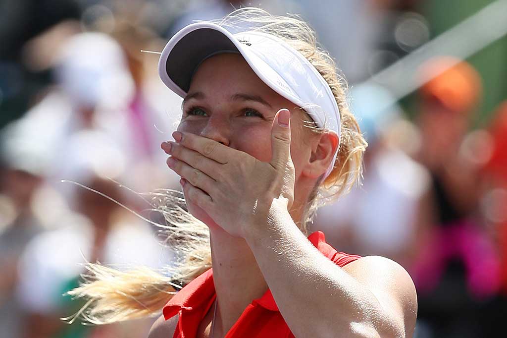 Di final, petenis Denmark tersebut akan menghadapi pemenang  antara Venus Williams dari Amerika Serikat atau petenis Inggris Johanna Konta.